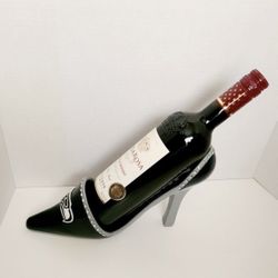 Seahawks Shoe/ Rhinestones Wine Bottle Holder💚💙