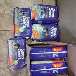 8 Bags (XL) SLEEP DIAPERS 