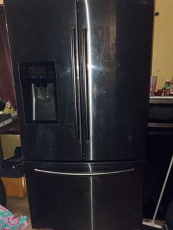 Samsung French Door Refrigerator Black Stainless
