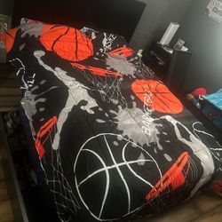 Full size ikea bed. Mattress and frame.