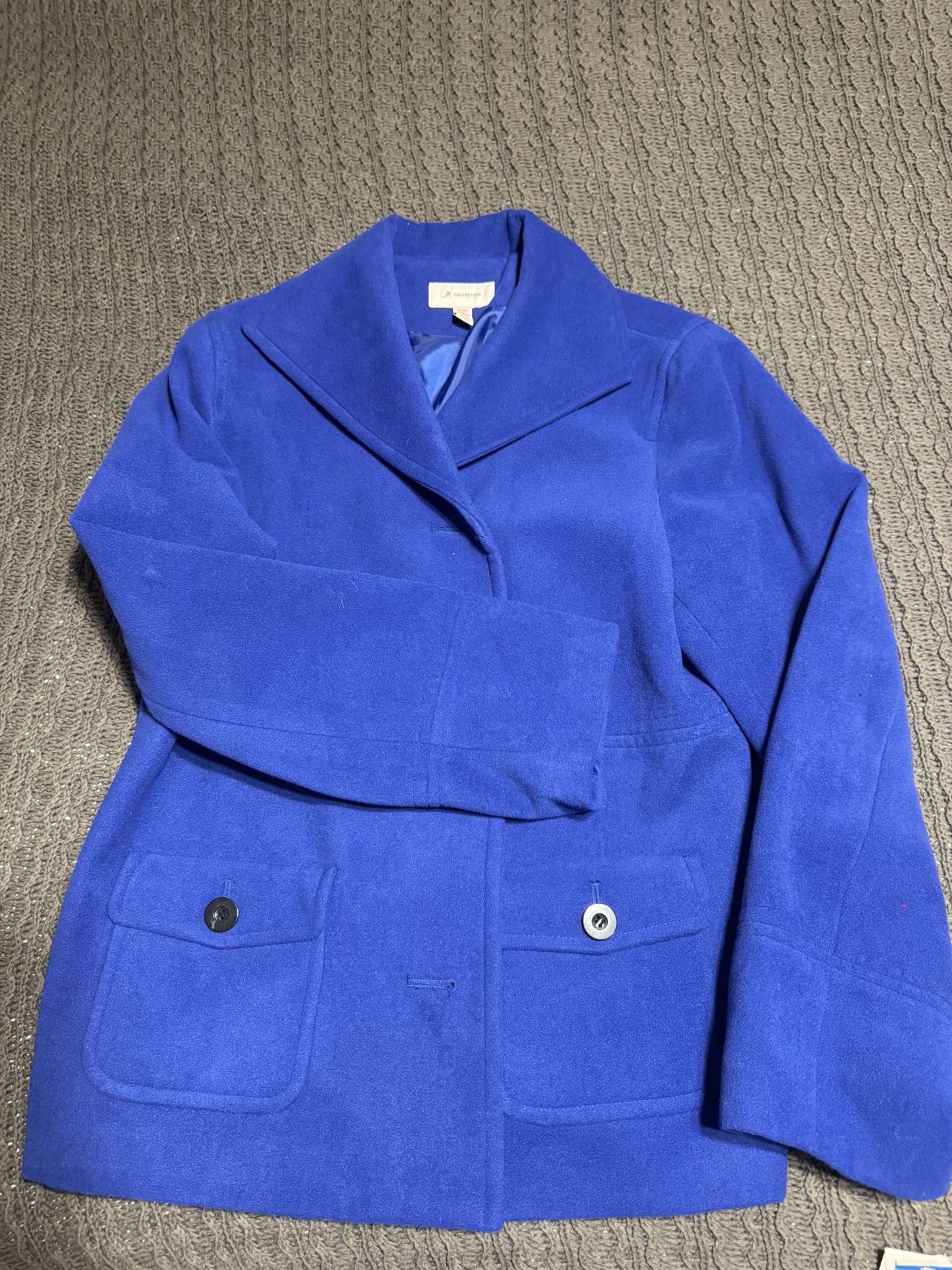 Royal Blue JM Collection Peacoat – XL – NEW with tags 🧥