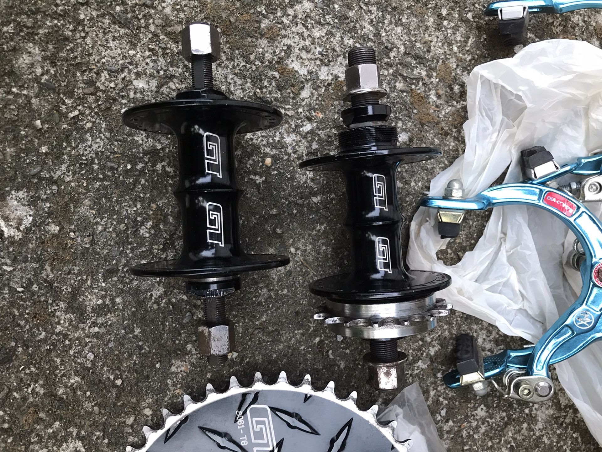 Gt Hubs And Chain wheel Bmx
