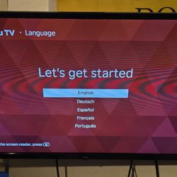 TCL 32" Roku TV.