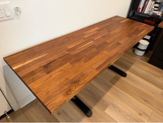 Computer Desk (Ikea Karlby + Ikea Beknant Frame)