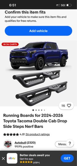 Toyota Tacoma 2024 al 2026 Nuevo