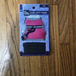 Small Vest With Leash