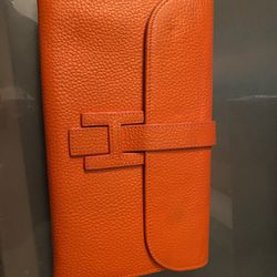 Hermes Jije Elan 29 Clutch Bag Fu Orange Women 'S Brand 