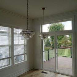 Pottery Barn Crystal  Chandeliers 