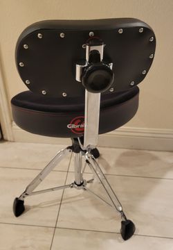 Gibraltar Saddle Drum Throne with Backrest *NEW CONDITION*