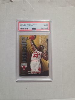 1997 Skybox Z-Force Michael Jordan #190 PSA 9