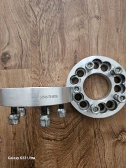 2pcs Aluminum Wheel Adapters 1" Thickness. Heavy-Duty