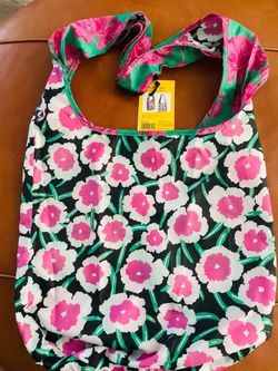 Diane Von Furstenberg x Target  Reusable Market Bag Floral Reversible Packable