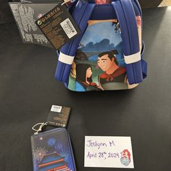Loungefly Disney Mulan Backpack And Wallet