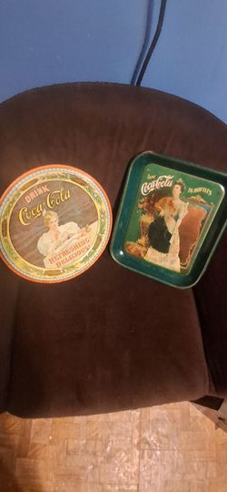 Vintage coke trays