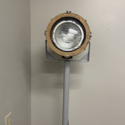 Rare pauluhn pearland Explosion proof antique Battleship battle light 