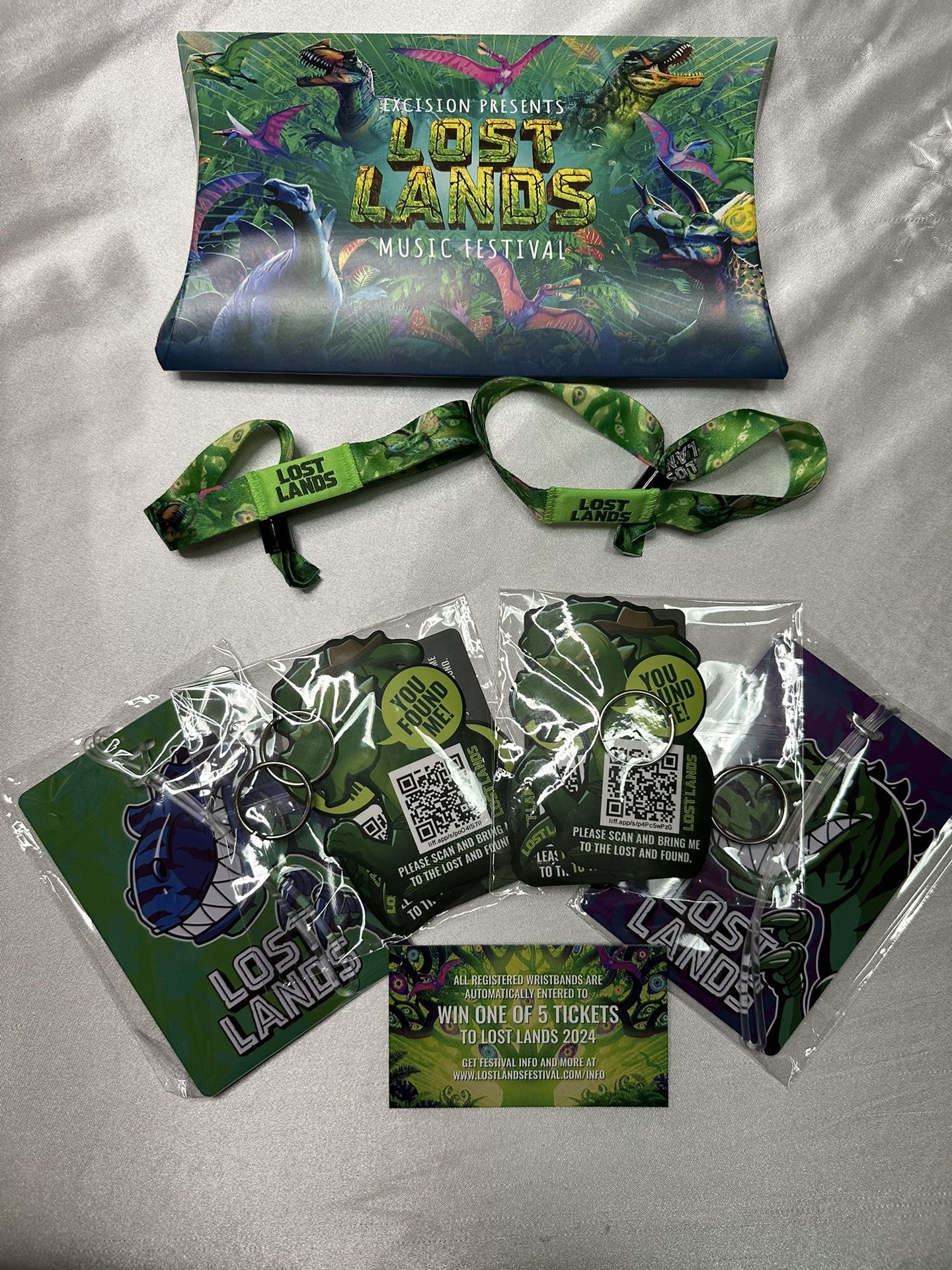 (2) Lost Lands Festival Wristbands/Tickets