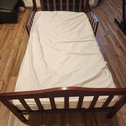 toddler bed frame and mattress