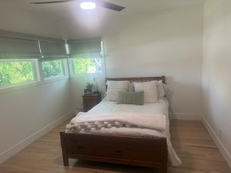 Full bed frame w/ optional nightstand and dresser