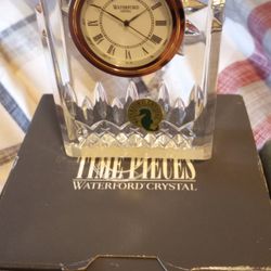 Time Piece Crystal Clock 