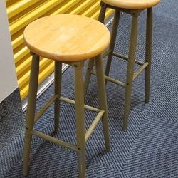 Strong Wooden Bar Stooles 2