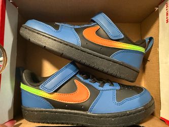Nike Kids Low-Top Sneakers Blue Orange