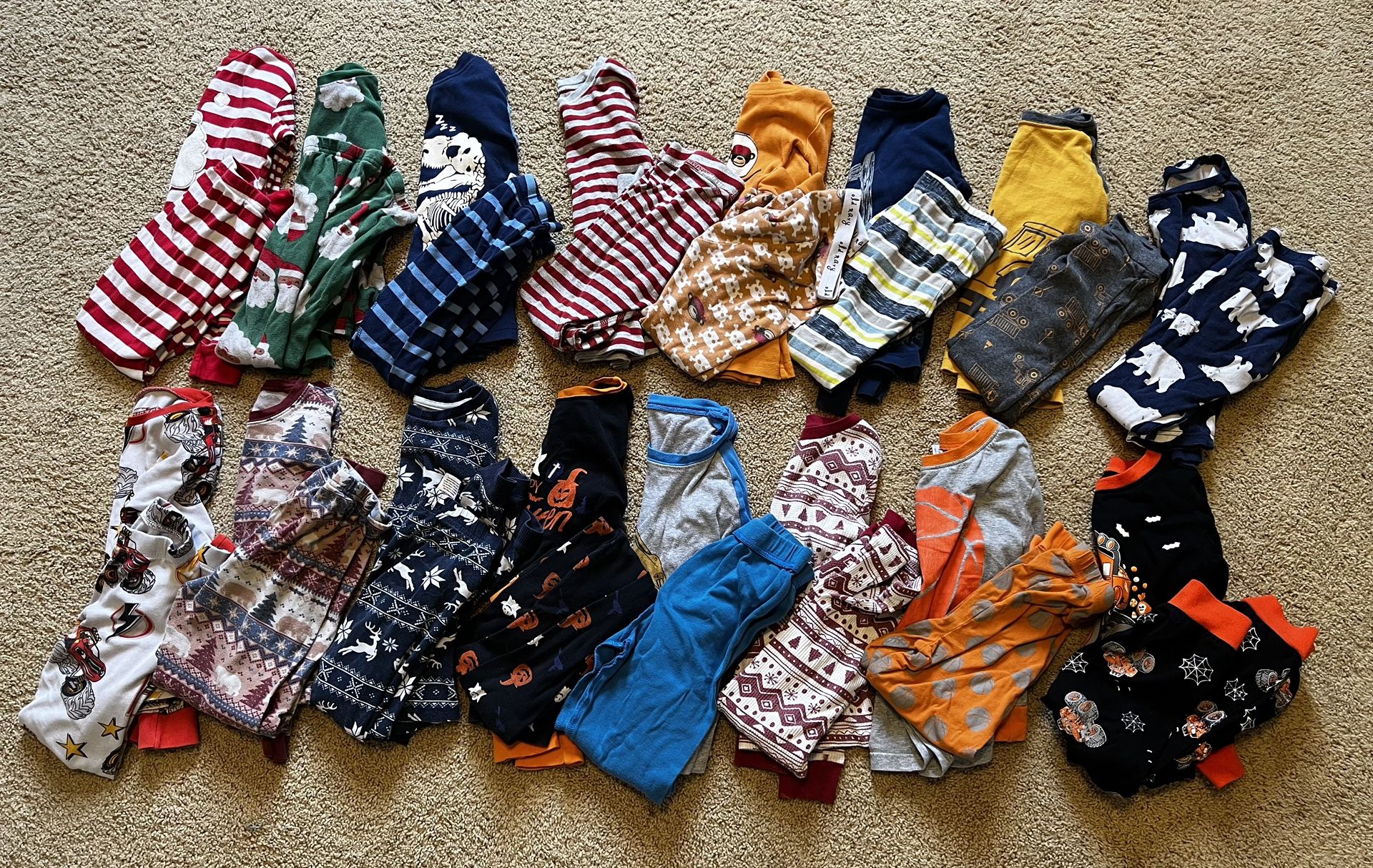 16 pairs of 5T pajamas