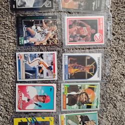 New And Old Sports Cards One Signed 