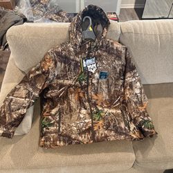 Realtree Men’s Waterproof Jacket Size L and S
