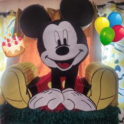 Mickey Mouse Pinata/made Custom 