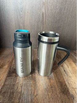 Stanley and Unbranded Stainless Steel Travel Mug Set