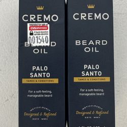 Cremo Beard Oil Palo Santo, 2ct