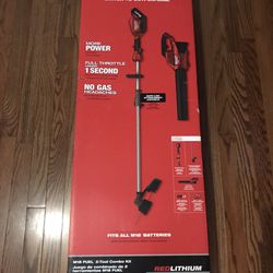 Milwaukee Fuel M18 Weed Trimmer And Leaf Blower Kit