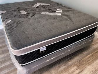 Queen Oasis Thermal Comfort Europillow Top 12inch Mattress