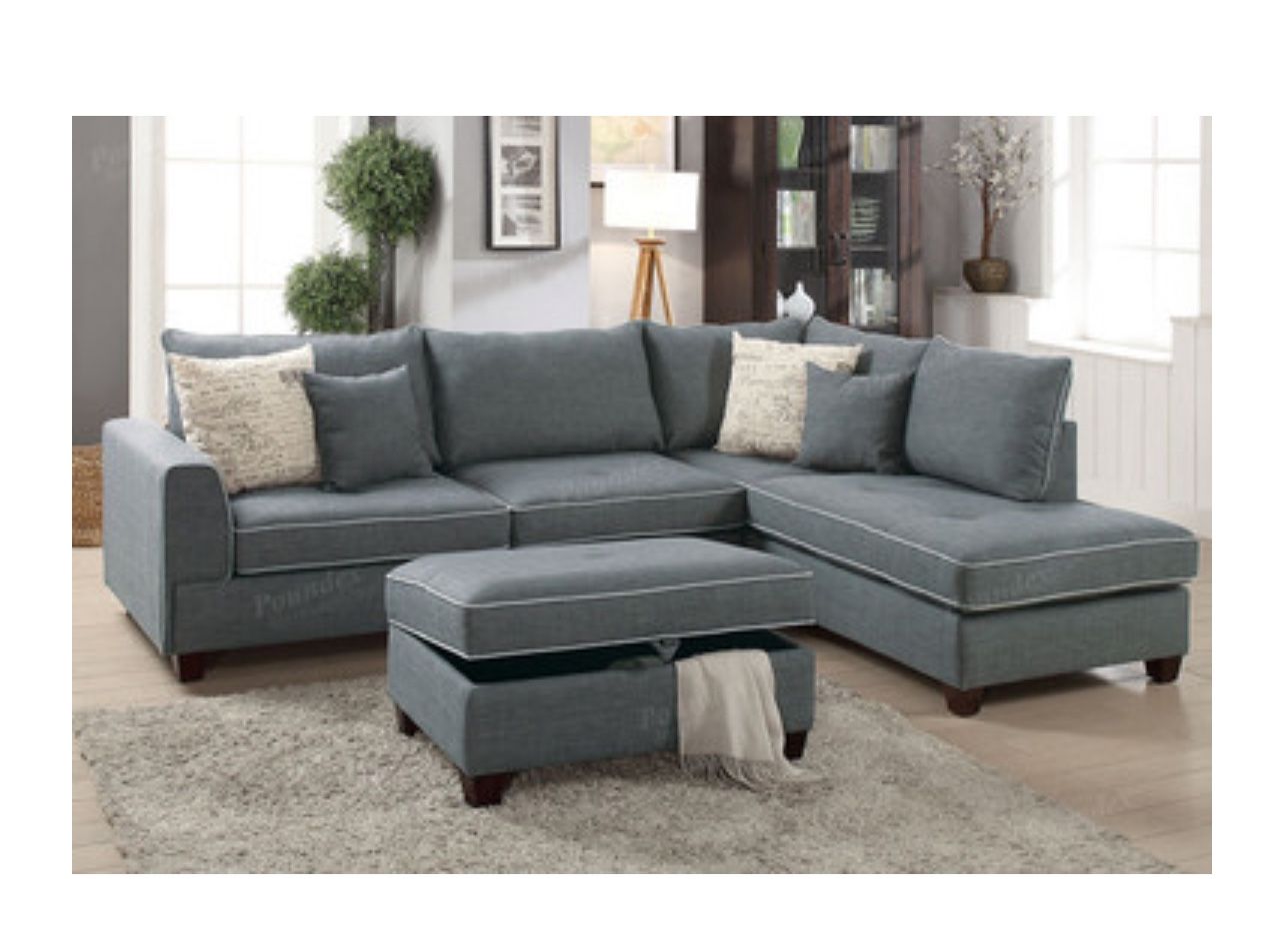 Sectional W/ottoman