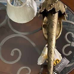 Chapman solid brass (antique) Sconce with lamp shade