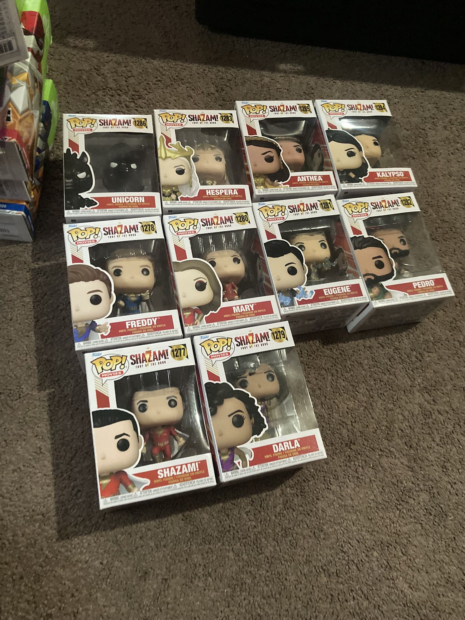 Shazam Funko Pops