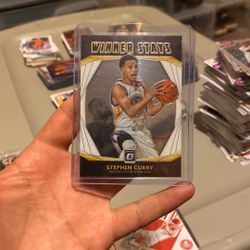 Stephen Curry 2020-21 Donruss Optic No. 3 Winner Stays Insert