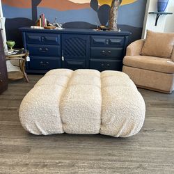 New Ottomans! Off-white / Cream Large Ottomans