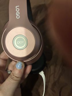  Pink Bright Fluorescent IJoy LOGO Premium Wireless Headset