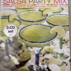 SALSA PARTY MIX (CD) 3-CD SET NEW