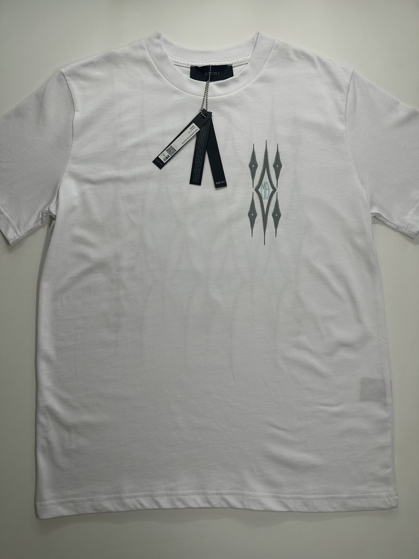 AMIRI Argyle-Print Cotton T-Shirt