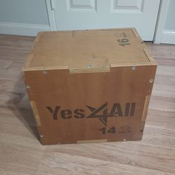 Plyo Box, 3-in-1 Wooden Box Jump
