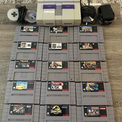 SNES With Games