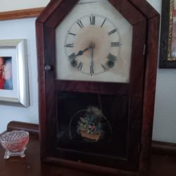 Antique Pendulum Mantle Clock