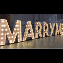 Marry Me Sign 