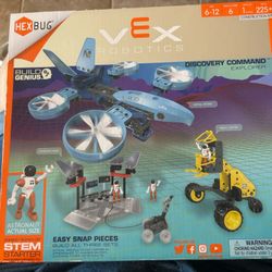 New Hexbug Robotic Discovery Command Explore Science STEM  Starter Set  $10