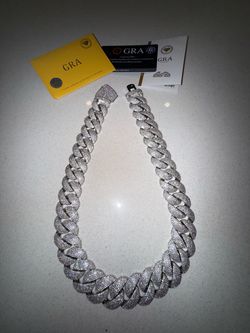 Iced out Cuban link chain