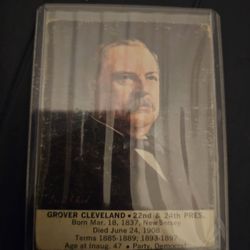 1964 GENERAL MILLS PRESIDENT PORTRAITS SINGLE TRADING CARD Grover Cleveland