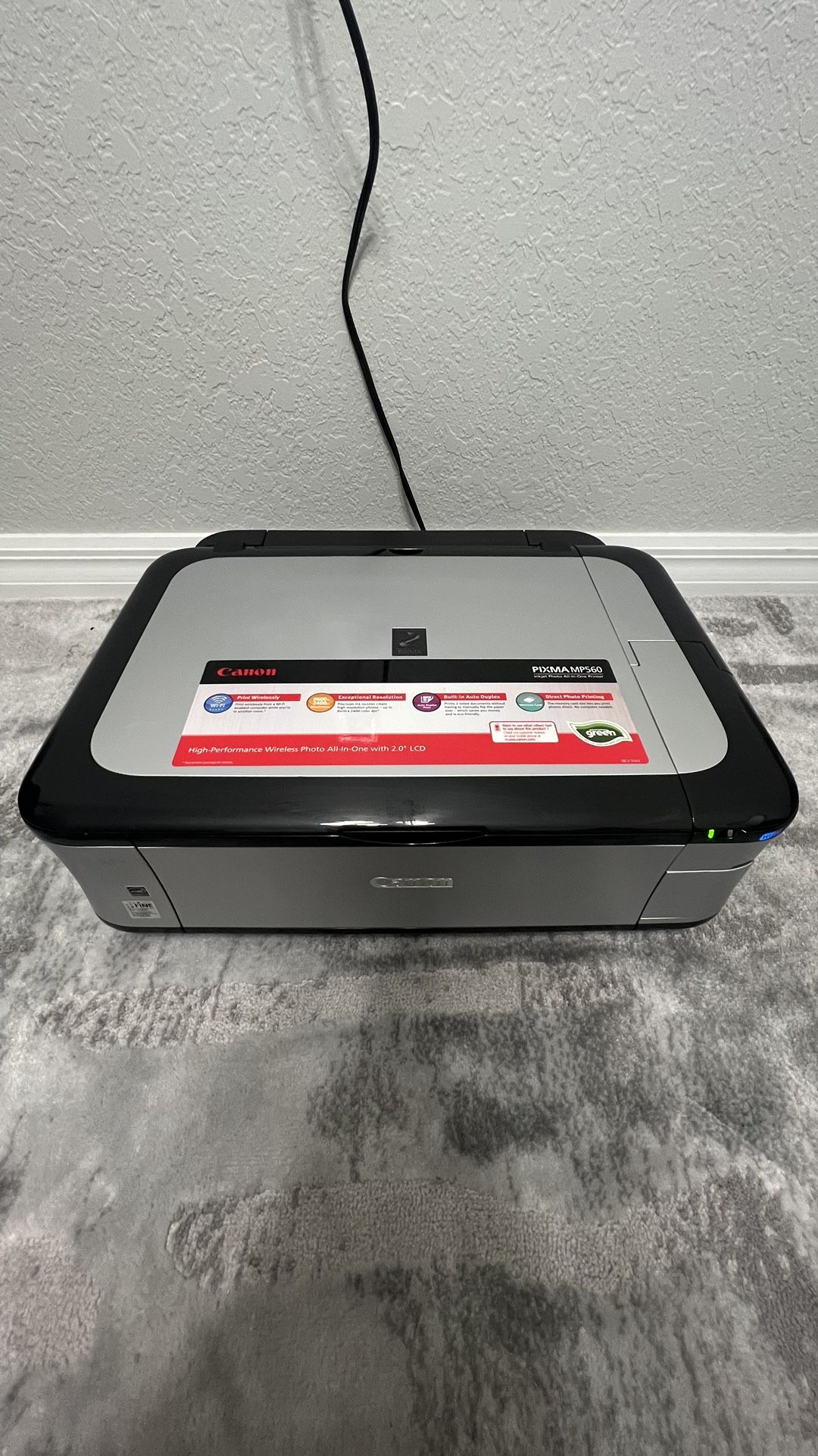 Printer, Canon PIXMA MP560 All-In-One Inkjet