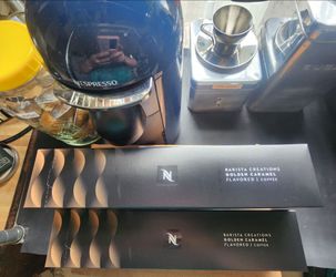 Nespresso Barista Creations Golden Caramel Pods (2 Boxes)